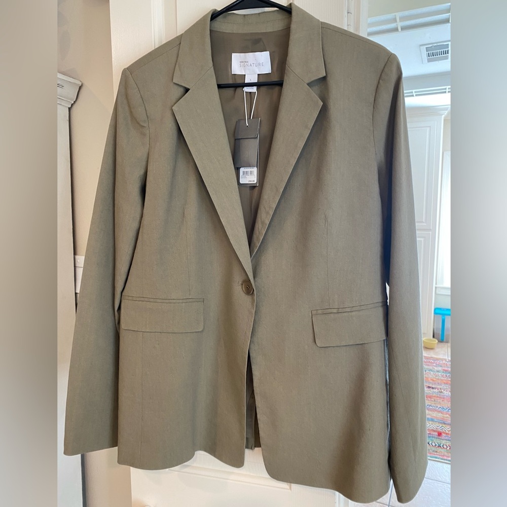 Nordstrom Signature Women’s Blazer Tan Size L